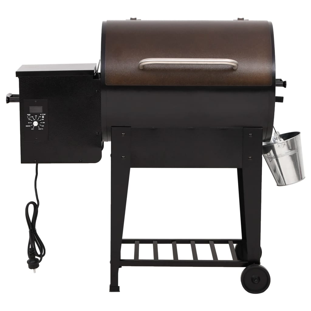 Pelletbarbecue 94 cm ijzer zwart