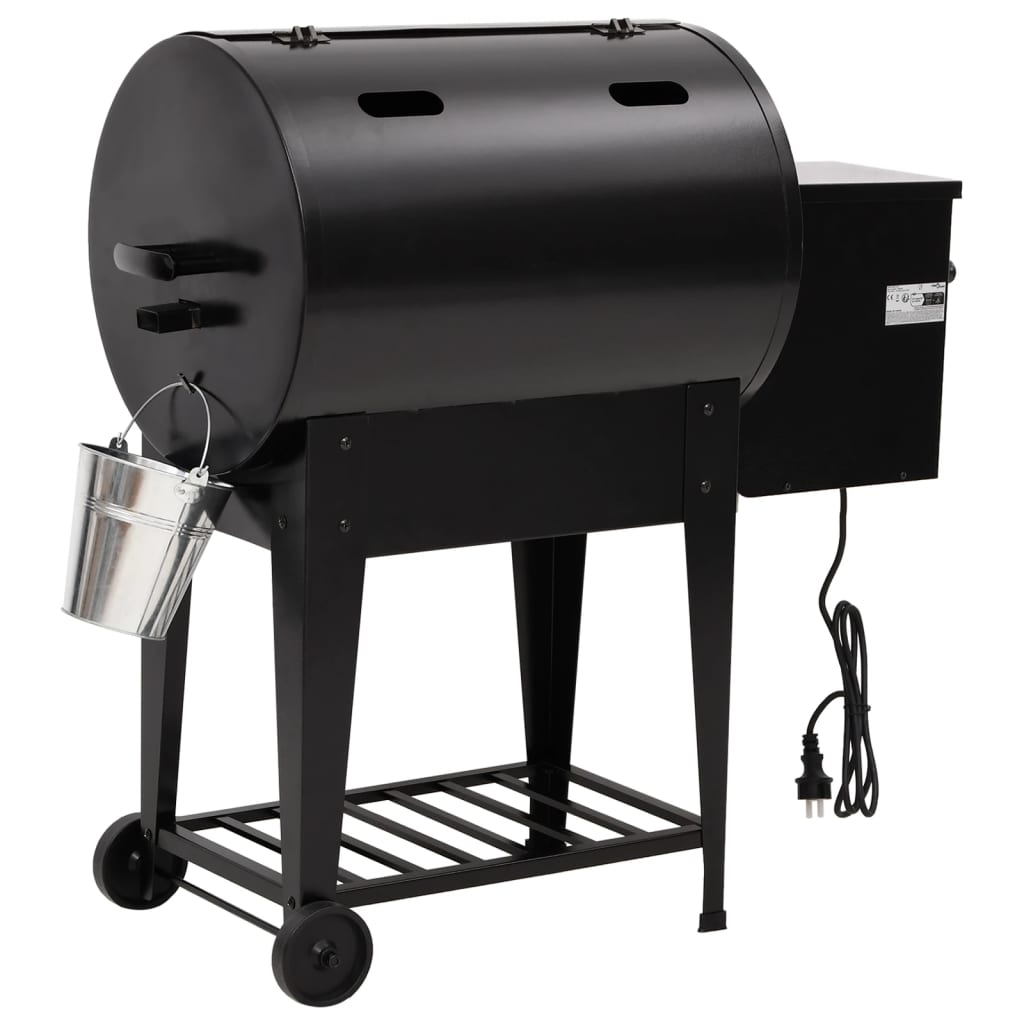 Barbecue à pellets 94 cm fer noir