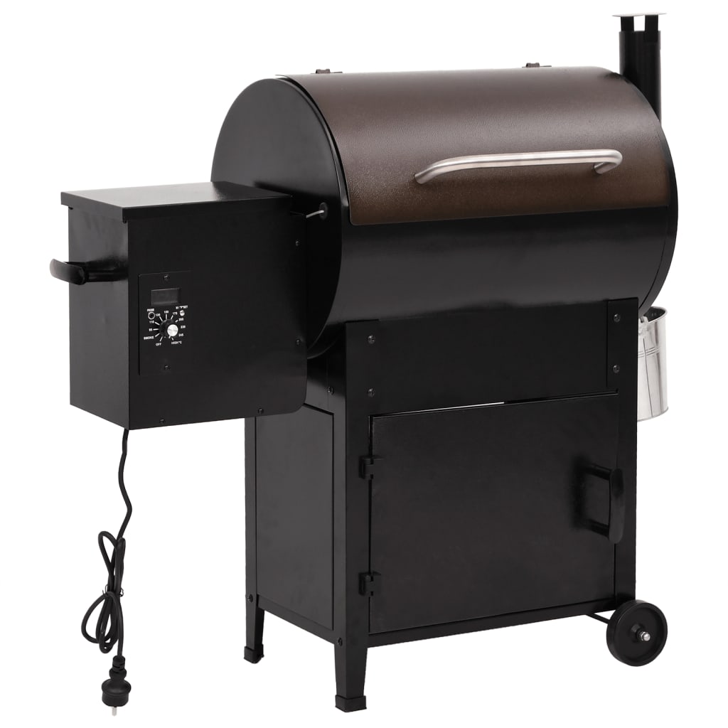 Pelletbarbecue 94 cm ijzer zwart