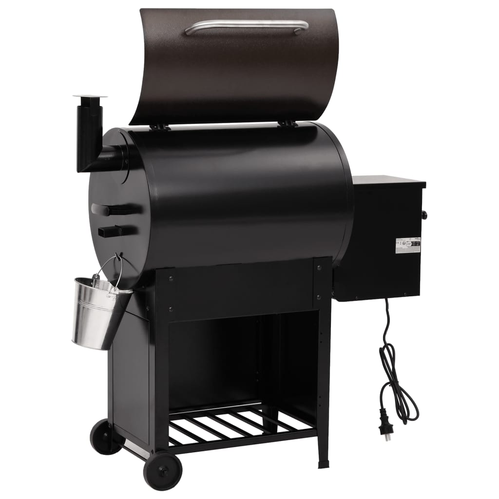 Pelletbarbecue 94 cm ijzer zwart