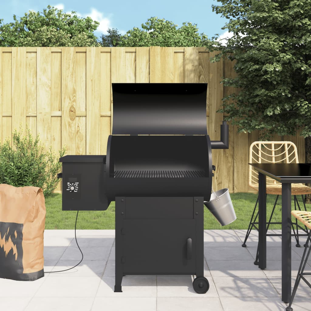 Pelletbarbecue 94 cm ijzer zwart