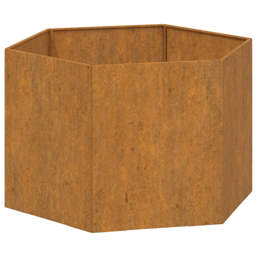 Plantenbak roestig 138x120x45 cm cortenstaal