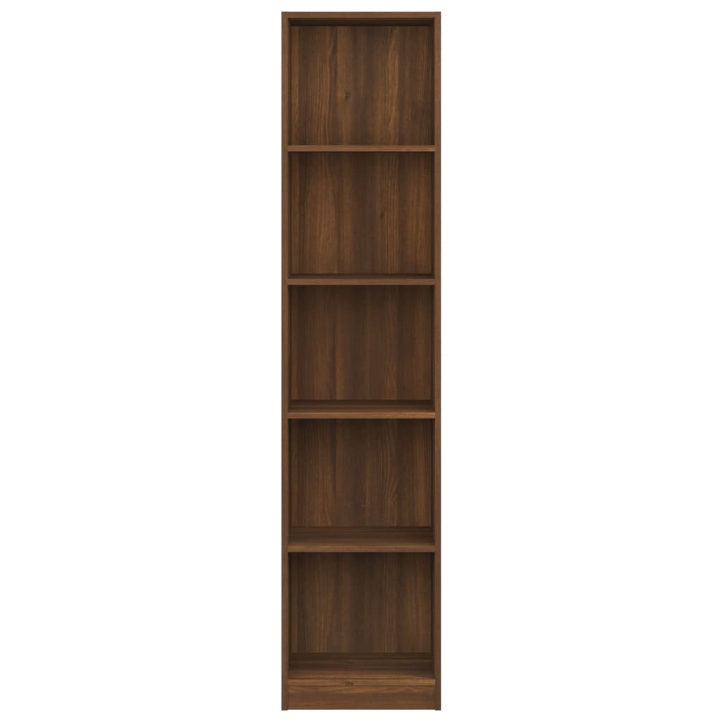 Boekenkast met 4 schappen 80x24x142 cm hout