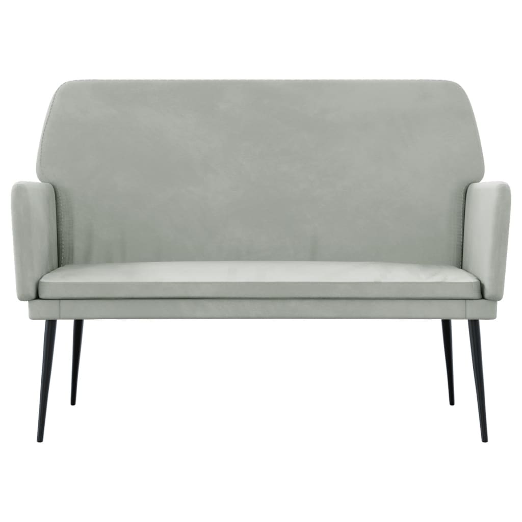 Banc 108x79x79 cm velours