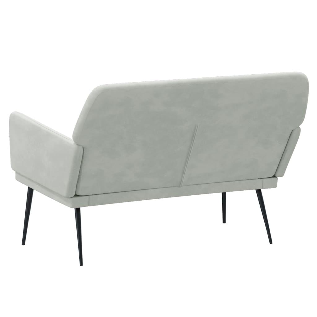 Banc 108x79x79 cm velours