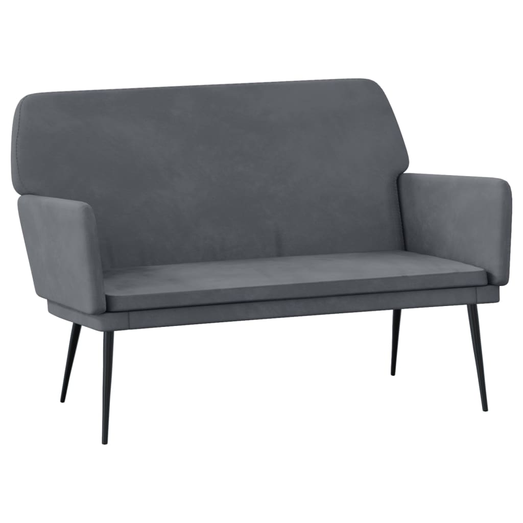 Banc 108x79x79 cm velours