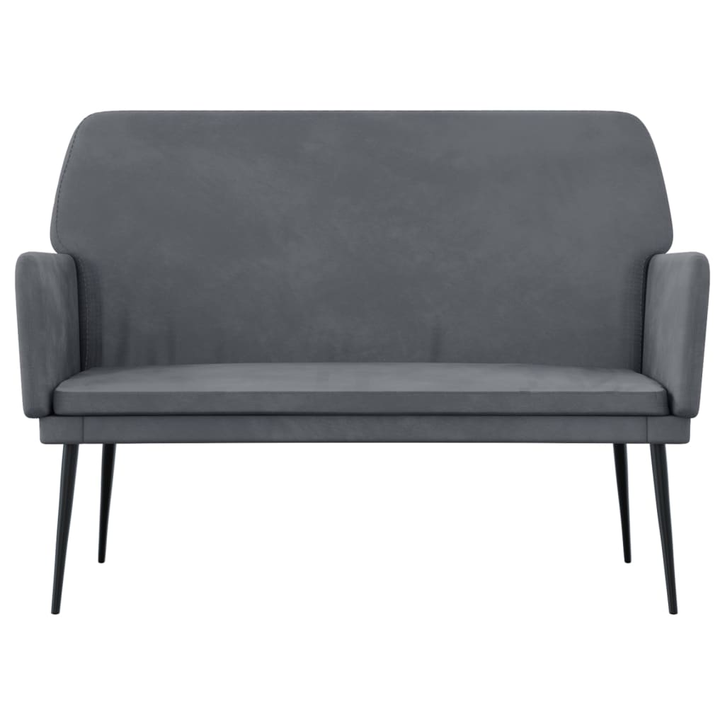 Banc 108x79x79 cm velours