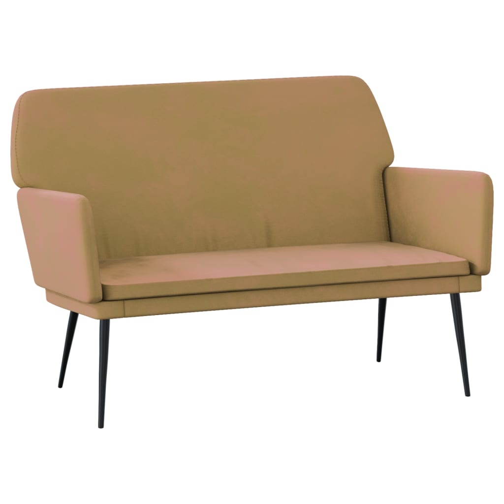 Banc 108x79x79 cm velours