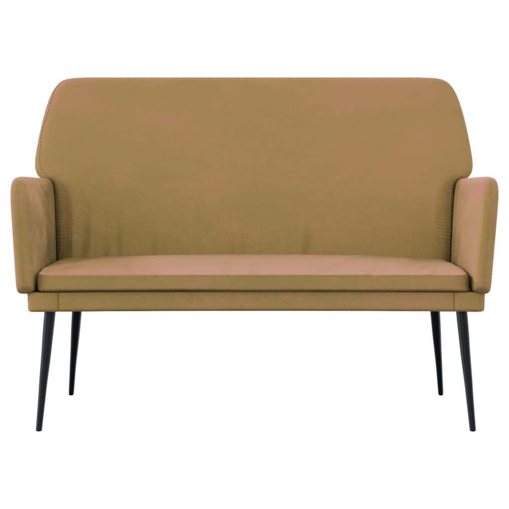 Banc 108x79x79 cm velours