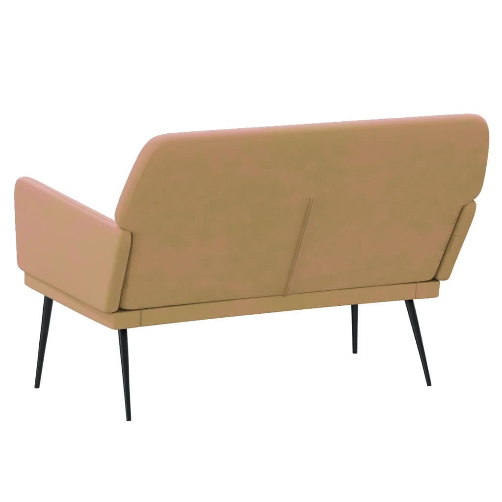 Banc 108x79x79 cm velours