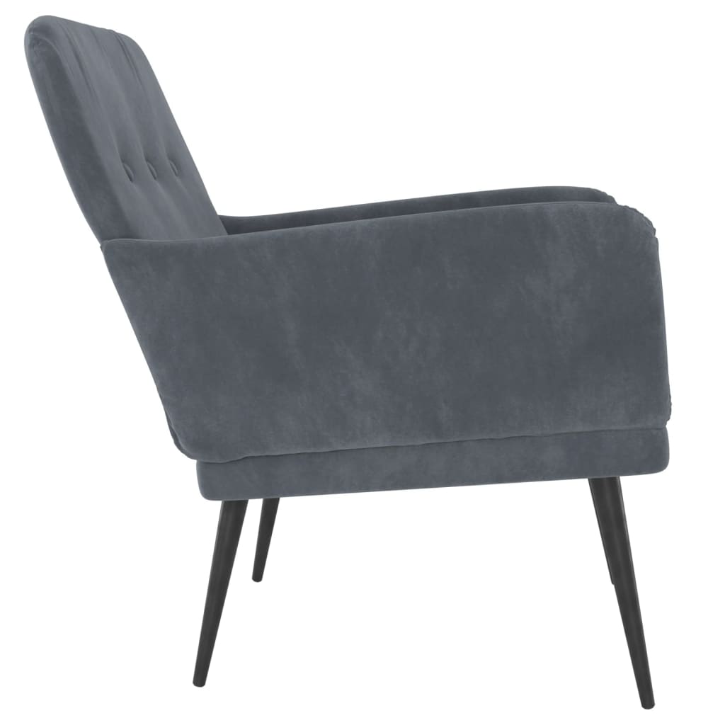 Fauteuil 62x79x79 cm velours