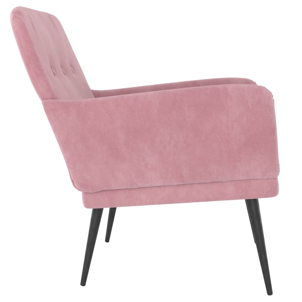 Fauteuil 62x79x79 cm velours