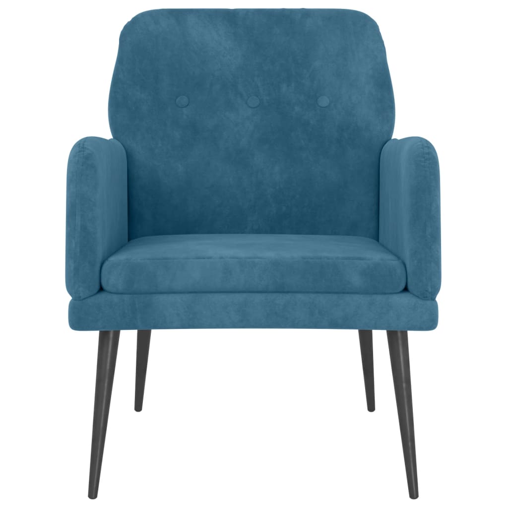 Fauteuil 62x79x79 cm velours