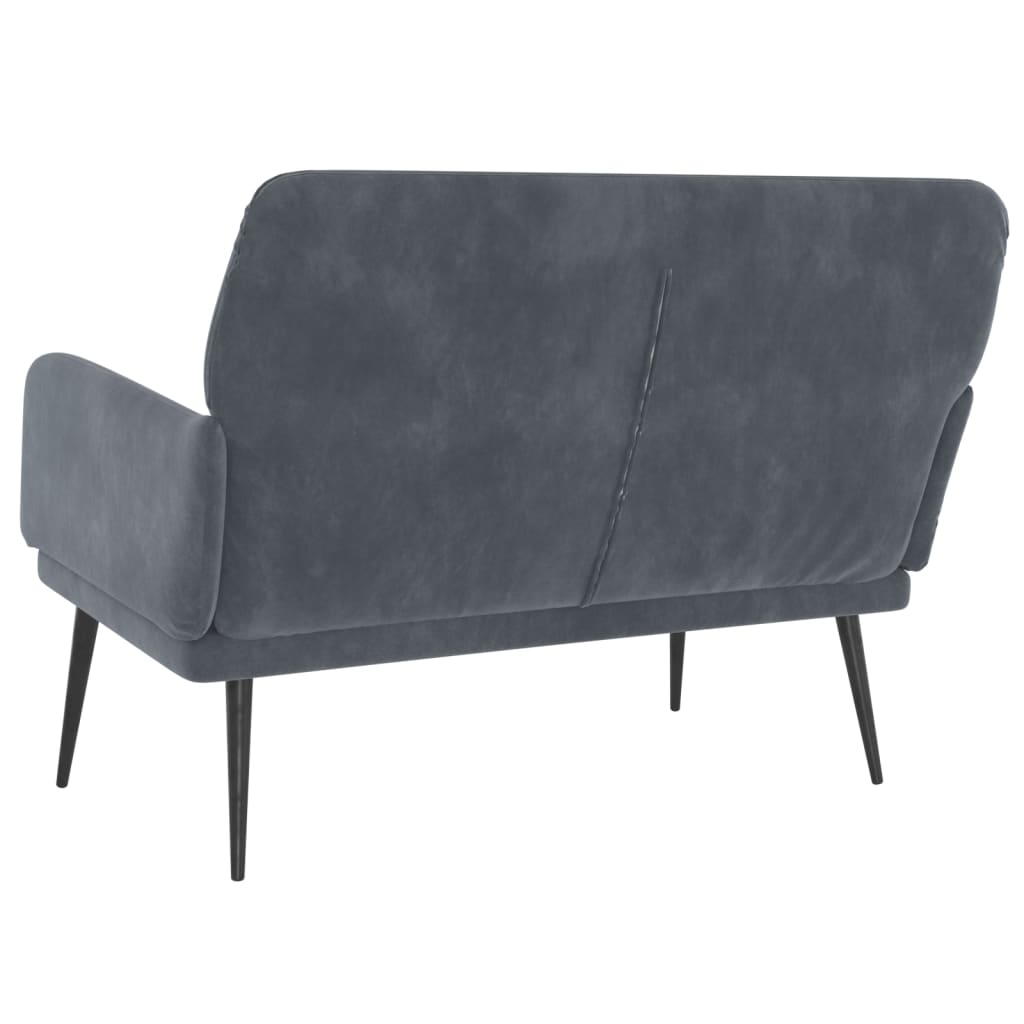 Banc 108x79x79 cm velours