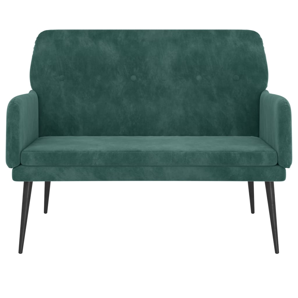 Banc 108x79x79 cm velours