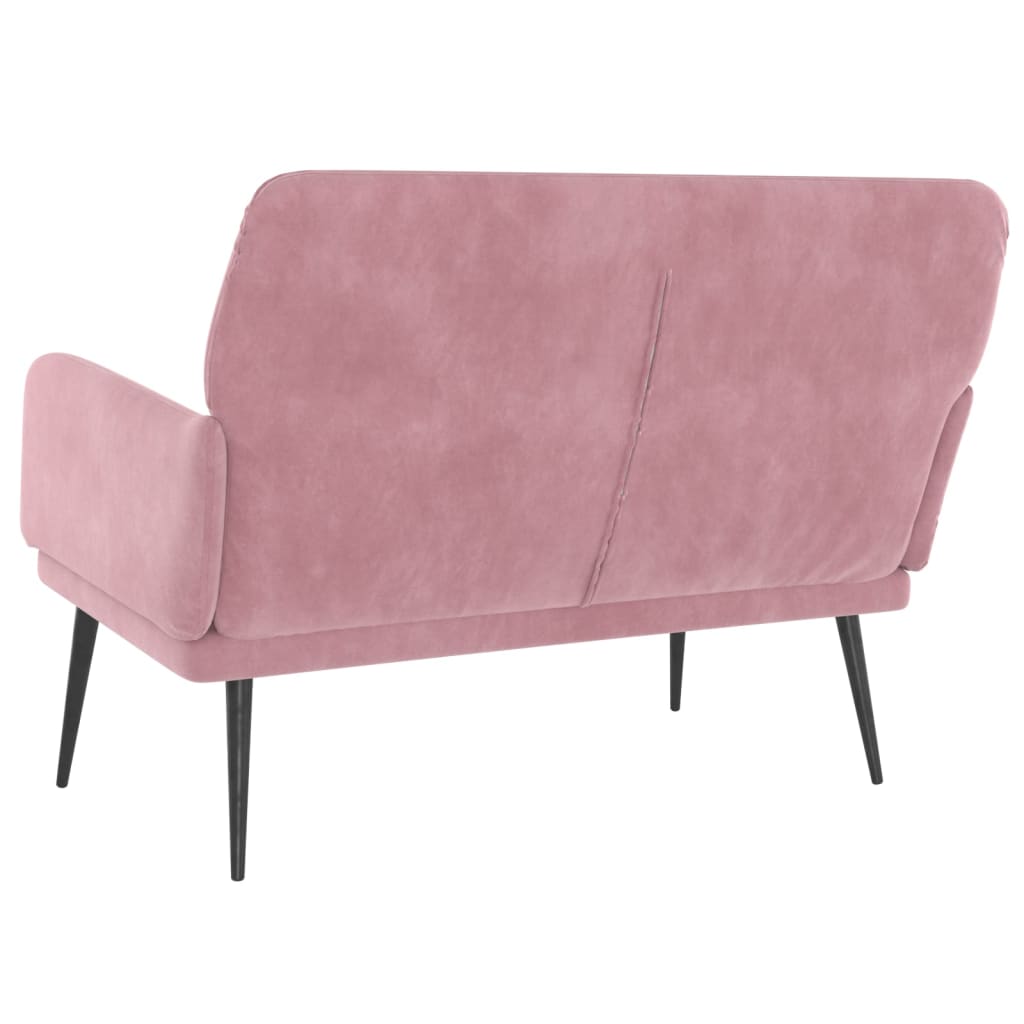 Banc 108x79x79 cm velours