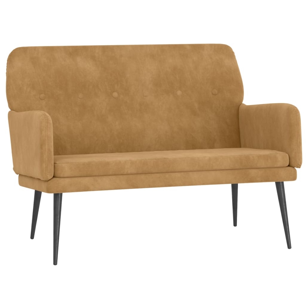 Banc 108x79x79 cm velours