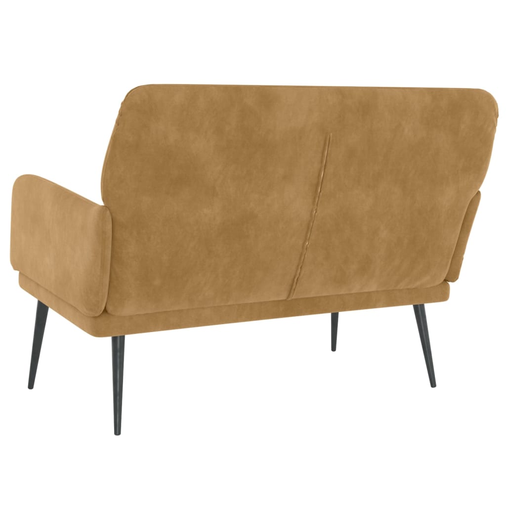 Banc 108x79x79 cm velours