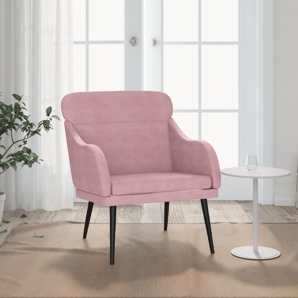 Fauteuil 63x76x80 cm velours