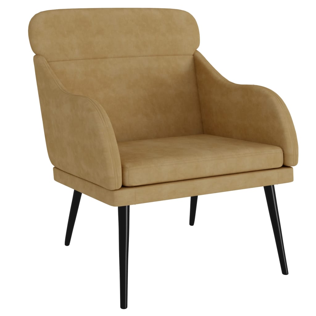 Fauteuil 63x76x80 cm velours