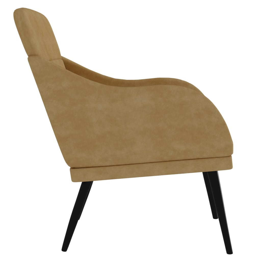 Fauteuil 63x76x80 cm velours