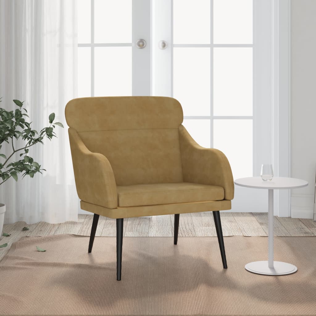 Fauteuil 63x76x80 cm velours