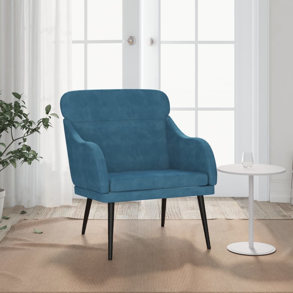 Fauteuil 63x76x80 cm velours