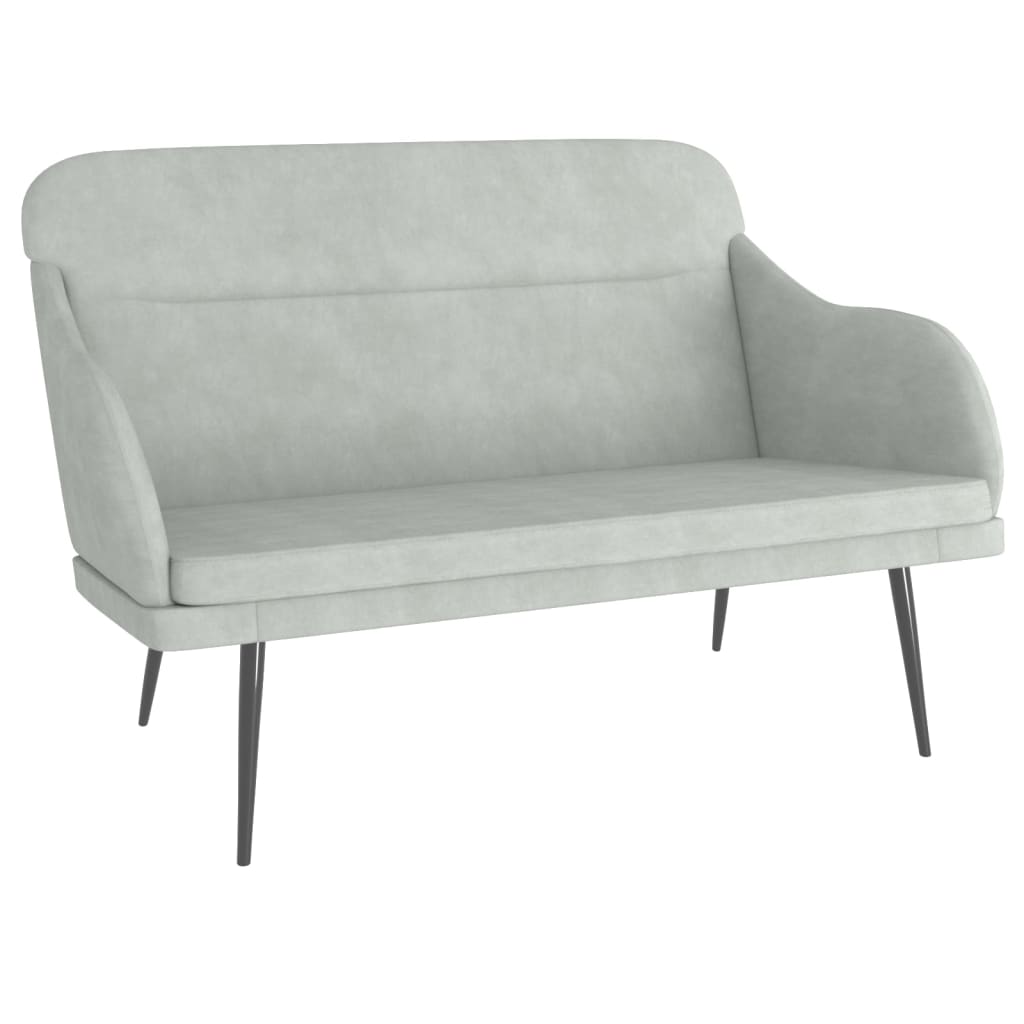 Banc 110x76x80 cm velours