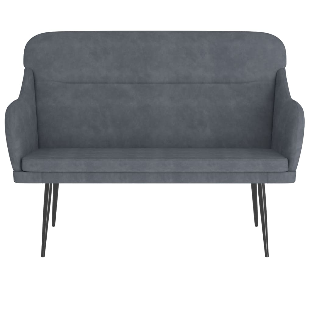 Banc 110x76x80 cm velours