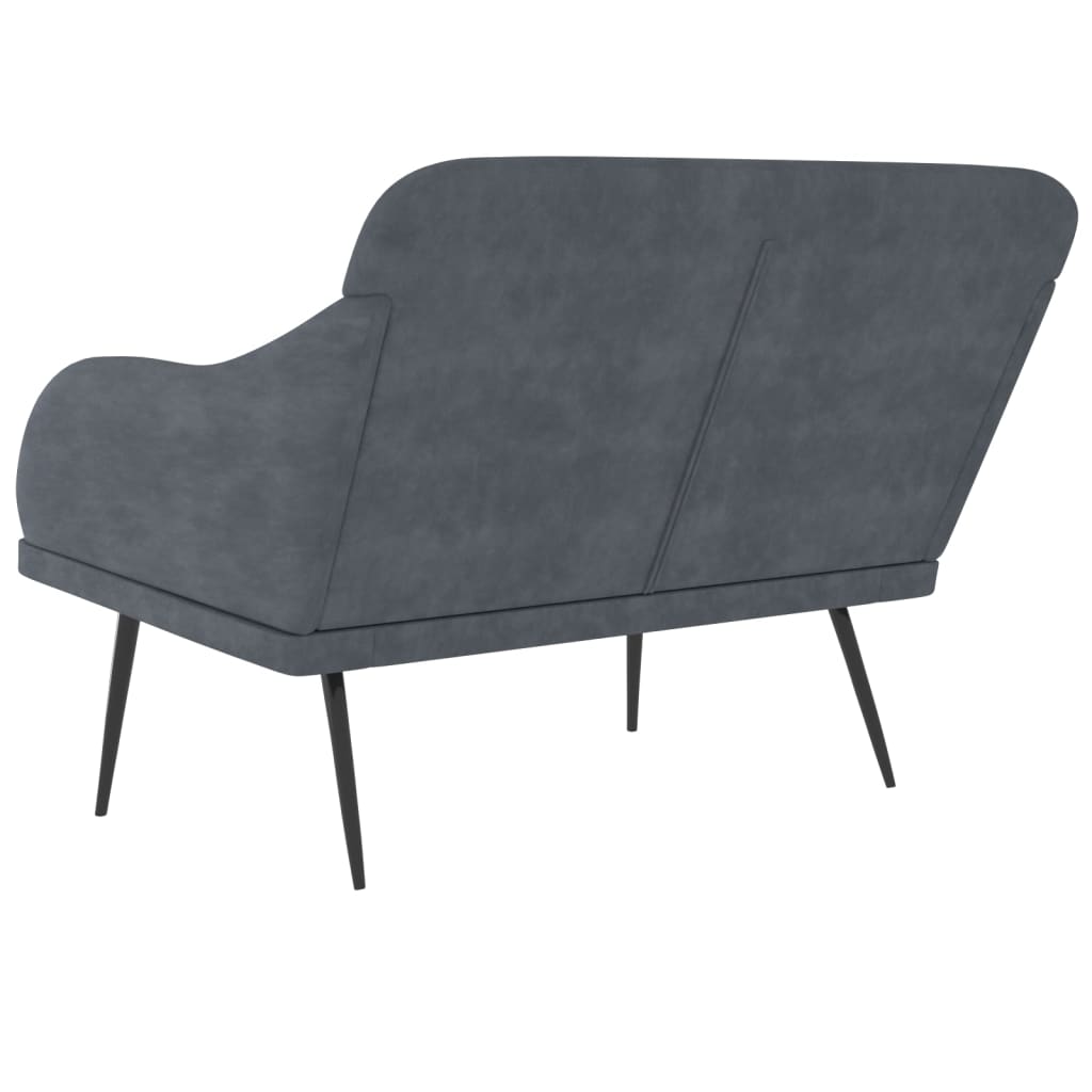 Banc 110x76x80 cm velours