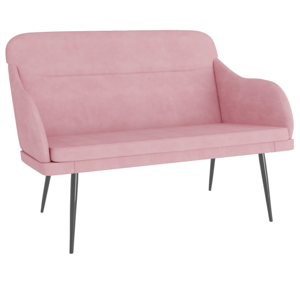 Banc 110x76x80 cm velours