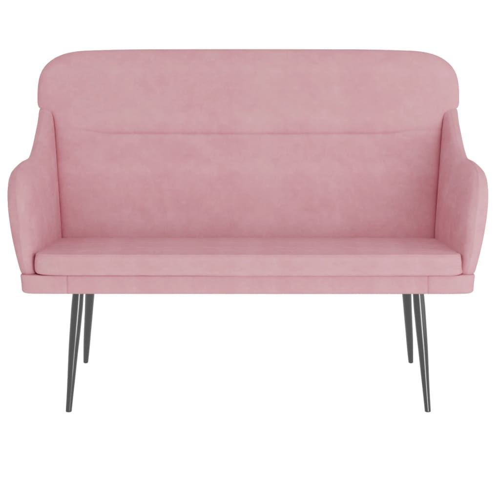 Banc 110x76x80 cm velours