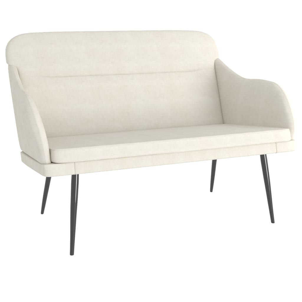 Banc 110x76x80 cm velours