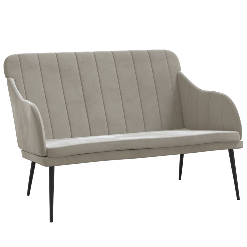 Banc 110x76x80 cm velours