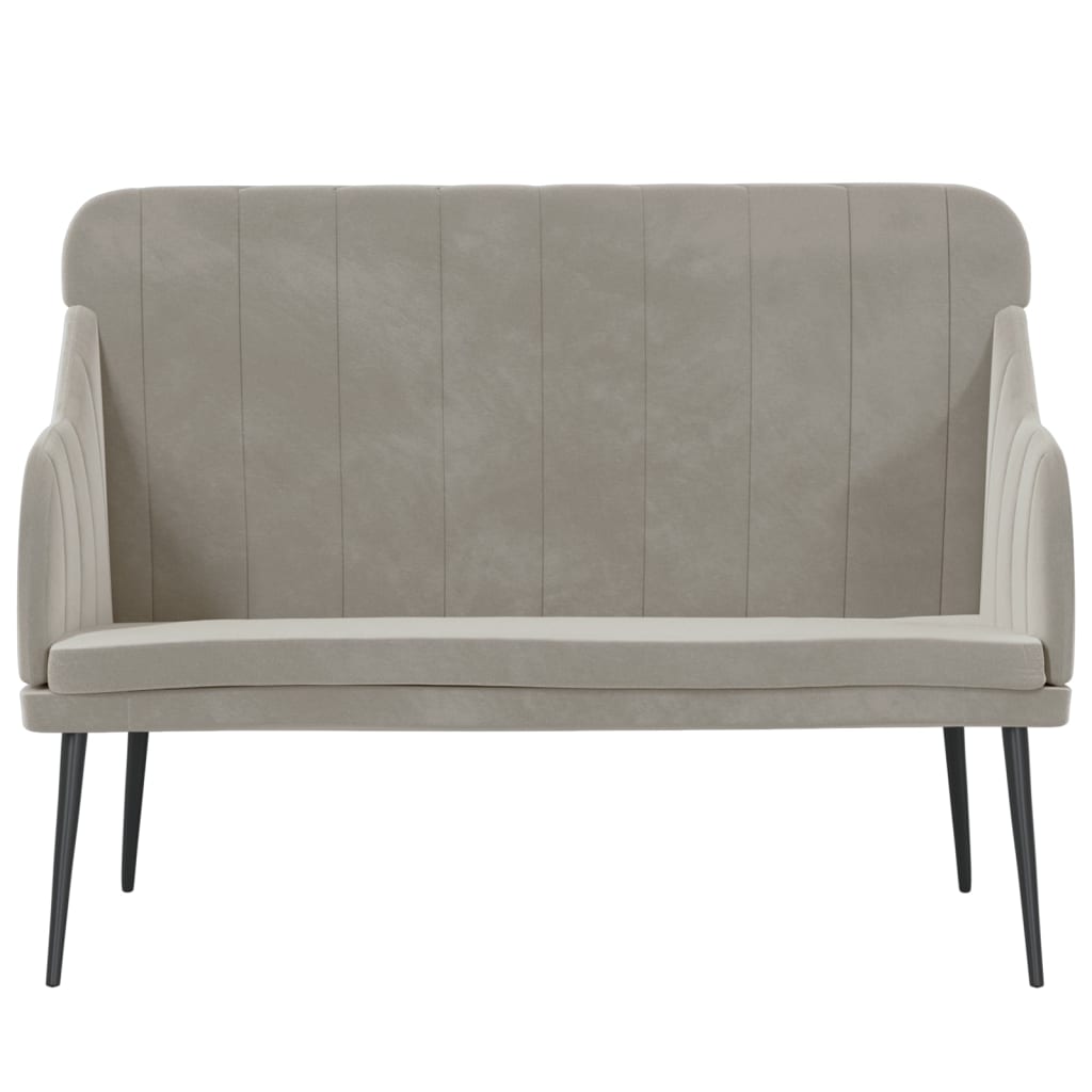 Banc 110x76x80 cm velours