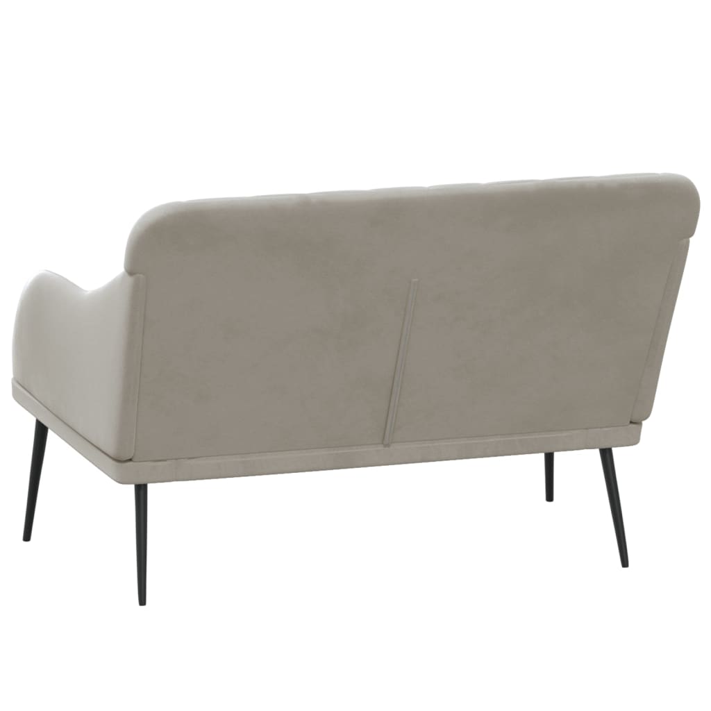 Banc 110x76x80 cm velours