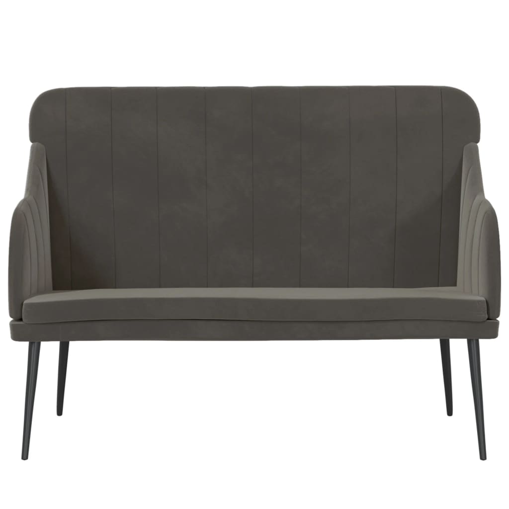 Banc 110x76x80 cm velours