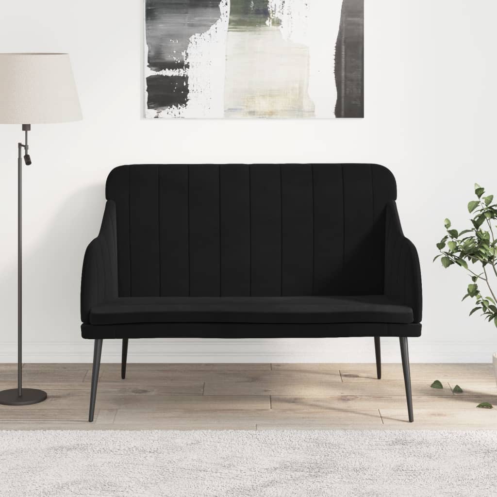 Banc 110x76x80 cm velours