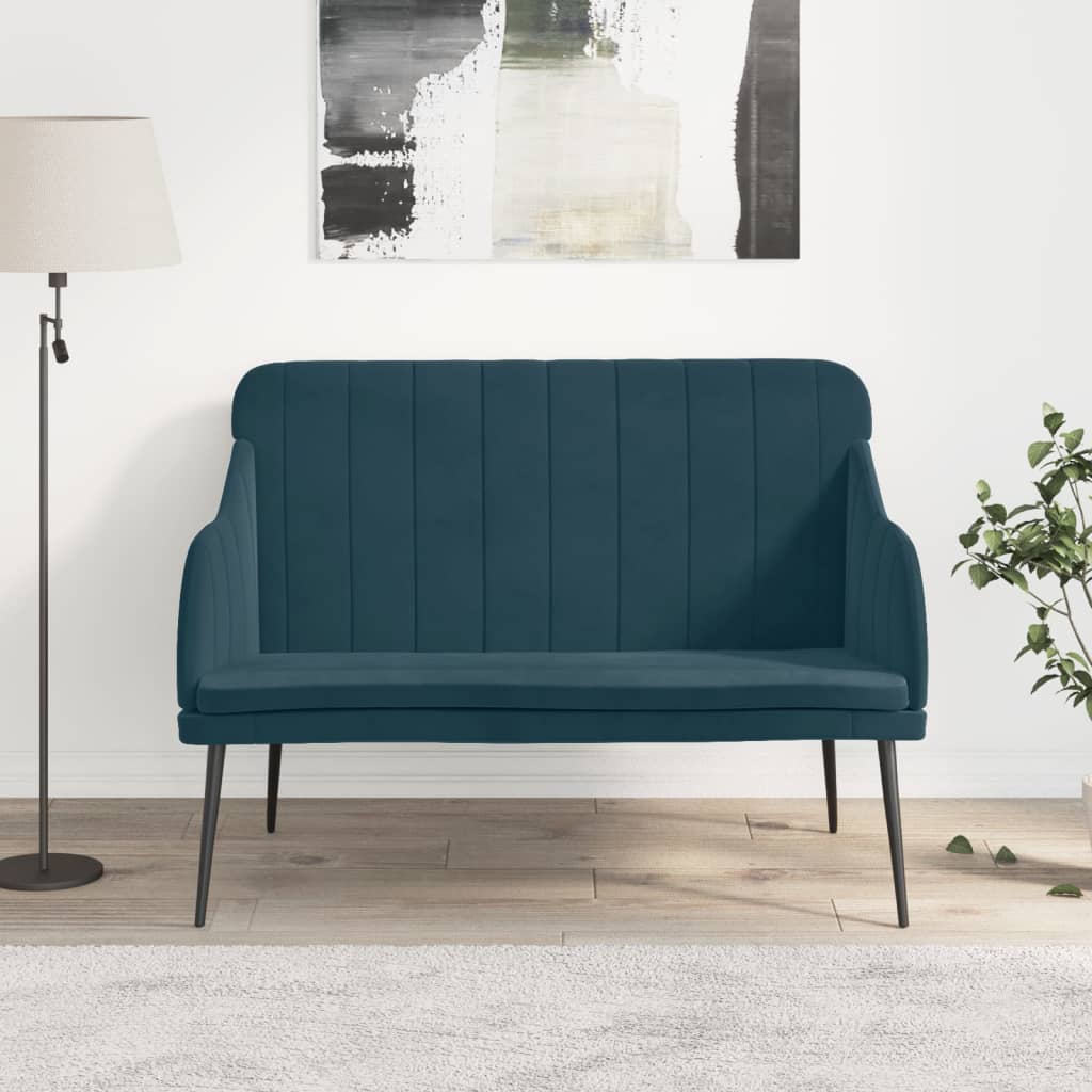 Banc 110x76x80 cm velours