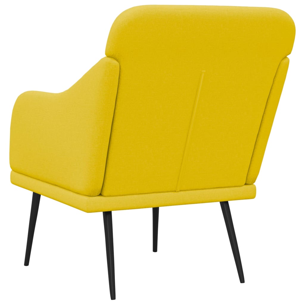 Fauteuil 63x76x80 cm stof lichtgrijs