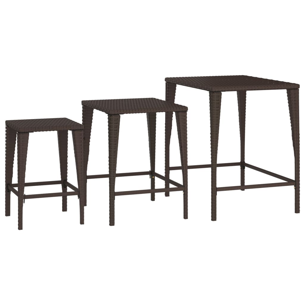 Set de table 3 pcs poly rotin