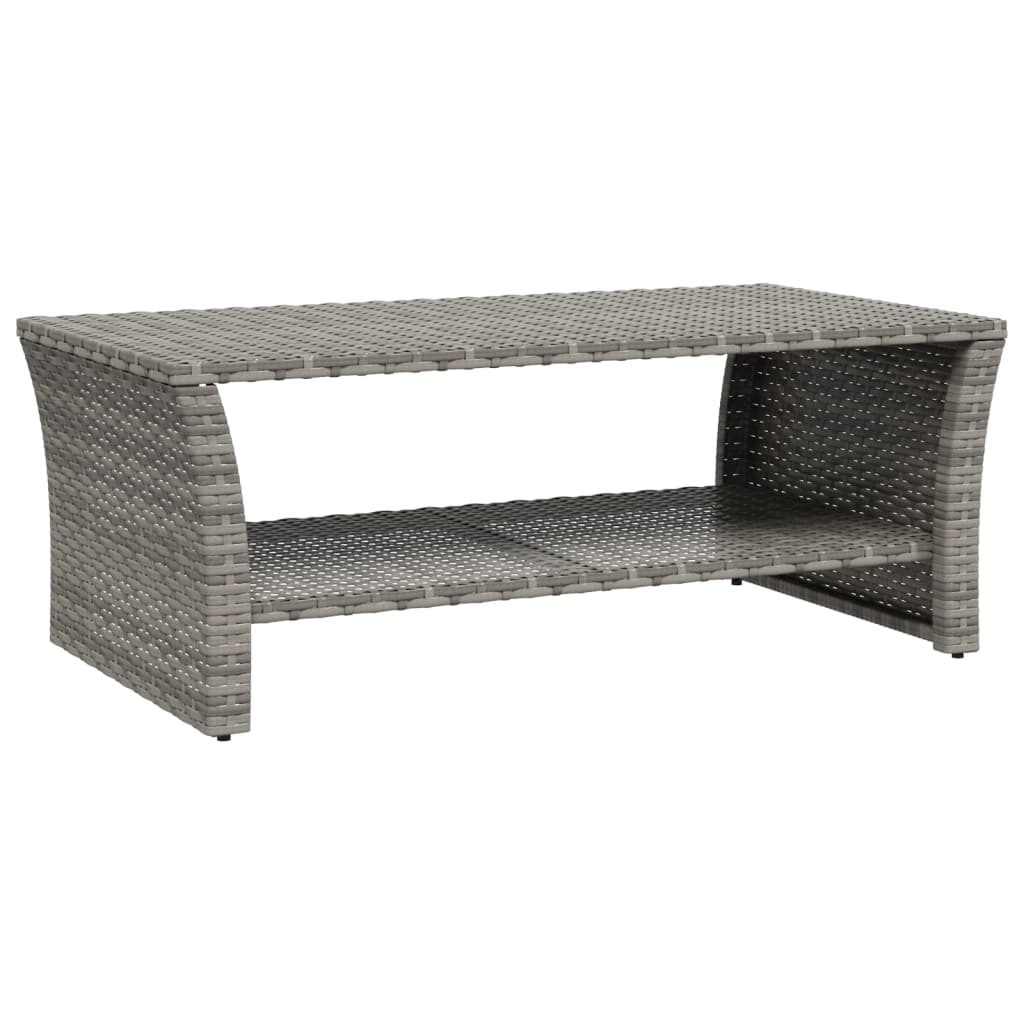 Salontafel 100x50x40 cm poly rattan