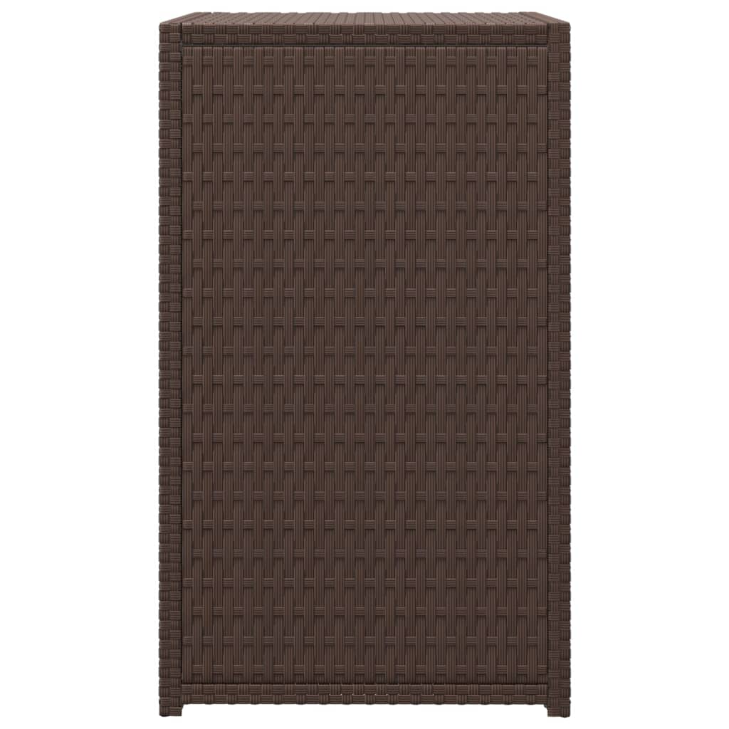 Bijzettafel C-vormig 40x35x60 cm poly rattan