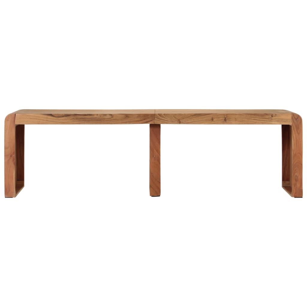 Banc 160x38x45 cm en bois d'acacia massif