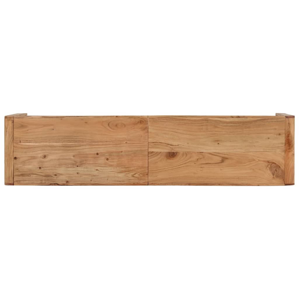 Banc 160x38x45 cm en bois d'acacia massif