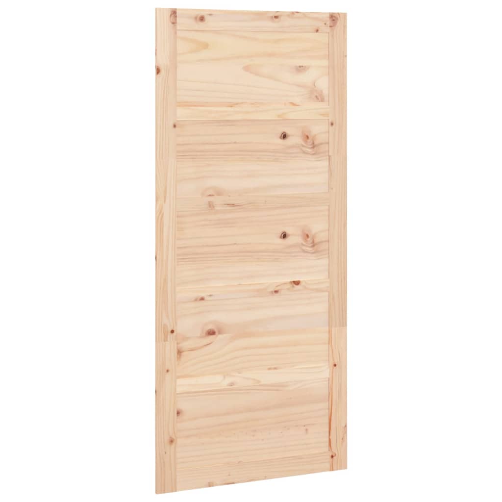 Porte coulissante 100x1,8x204,5 cm en bois de pin massif