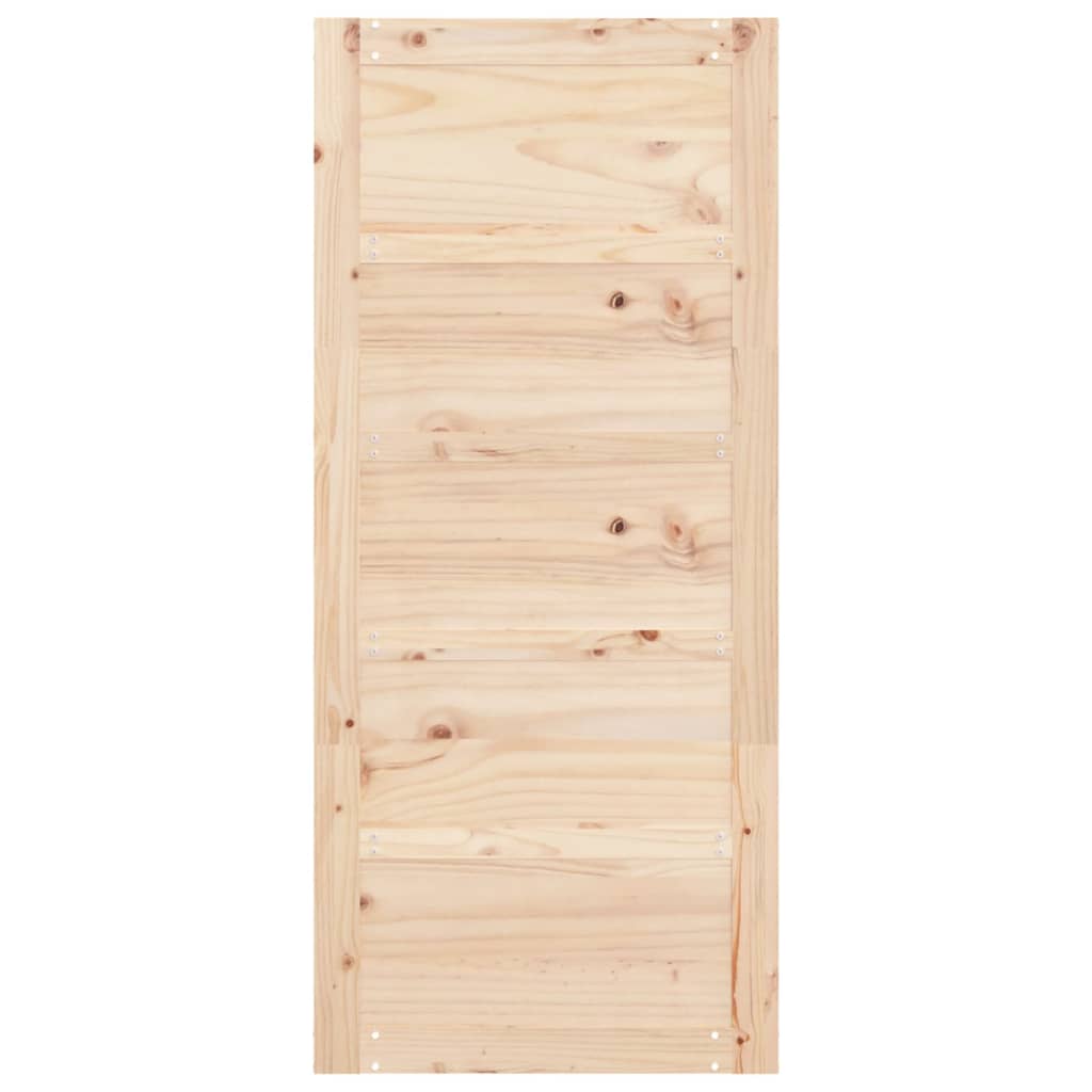 Porte coulissante 100x1,8x204,5 cm en bois de pin massif