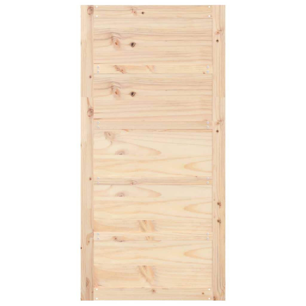 Porte coulissante 100x1,8x204,5 cm en bois de pin massif