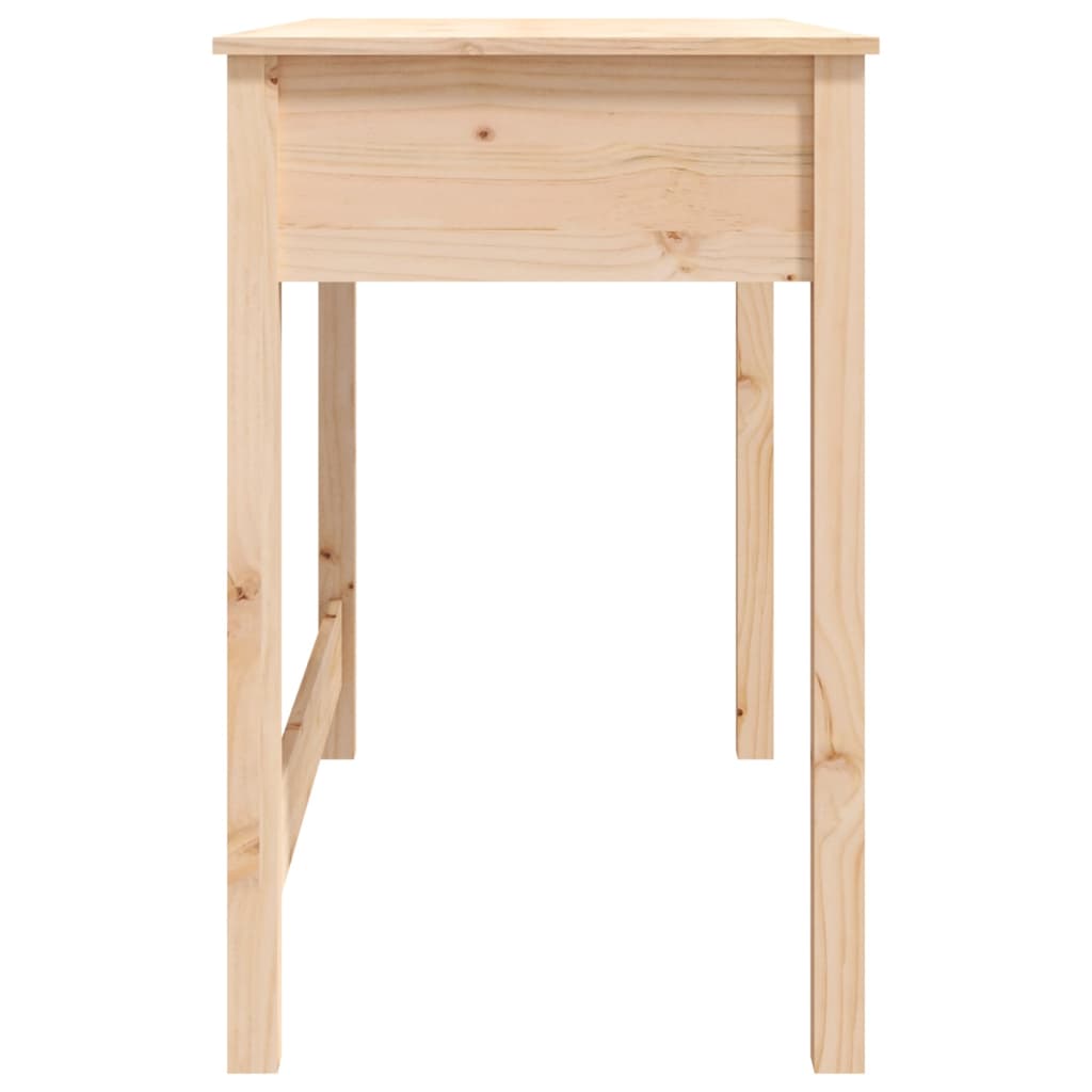 Bureau met lades 100x50x78 cm massief grenenhout