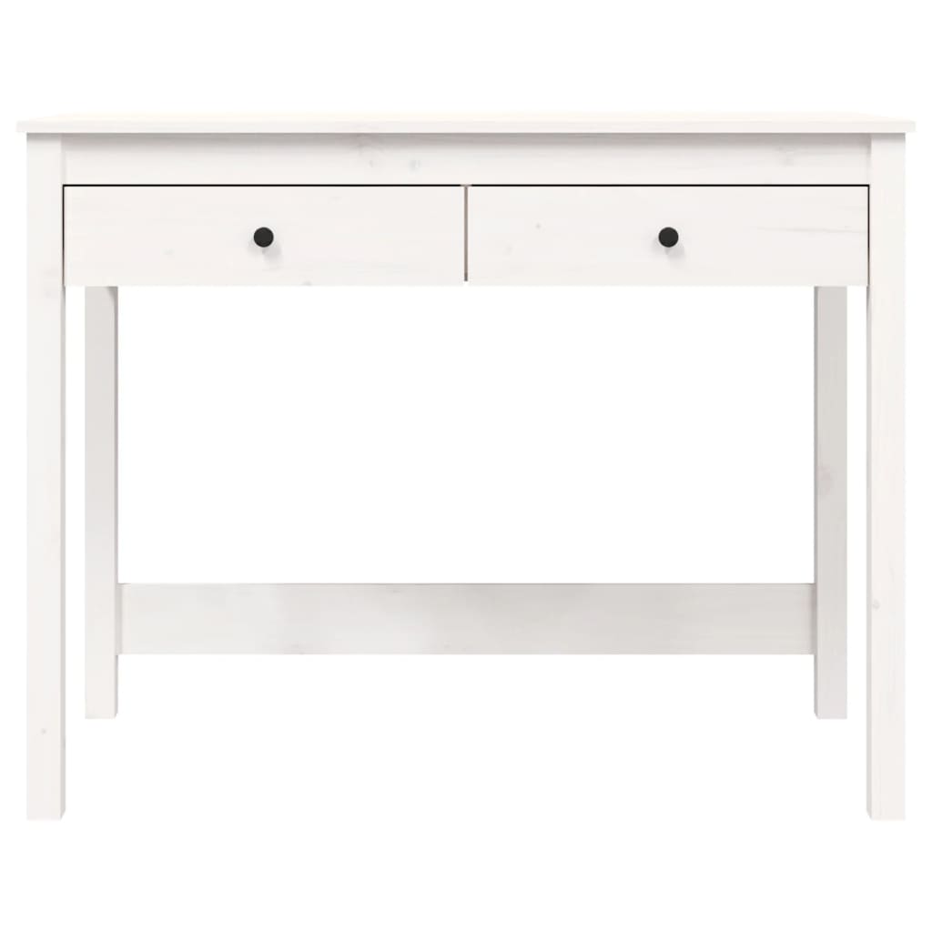 Bureau met lades 100x50x78 cm massief grenenhout